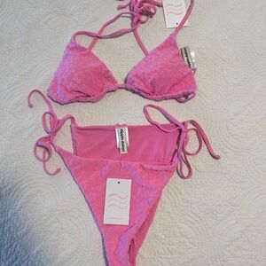 dippin daisys pink bikini